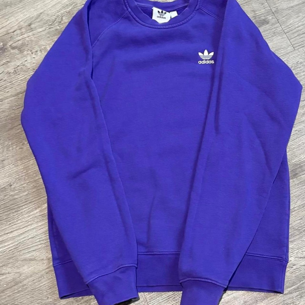 Adidas Originals Purple Crewneck Sweatshirt